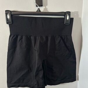 NVGTN Women's High-Waisted Black Shorts
